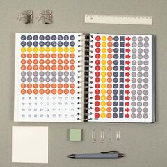 Agenda Finocam Tempus 1/4 día/pág cas 2026 negro