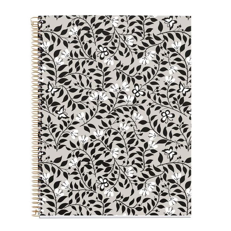 Note Book-4 A4 MR Floral Negre 120F Note Book-4 A4 MR Floral Negre 120F
