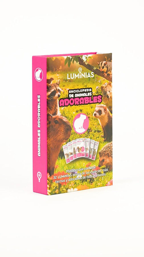 Enciclopedia de animales adorables (Estuche con 32 cartas)