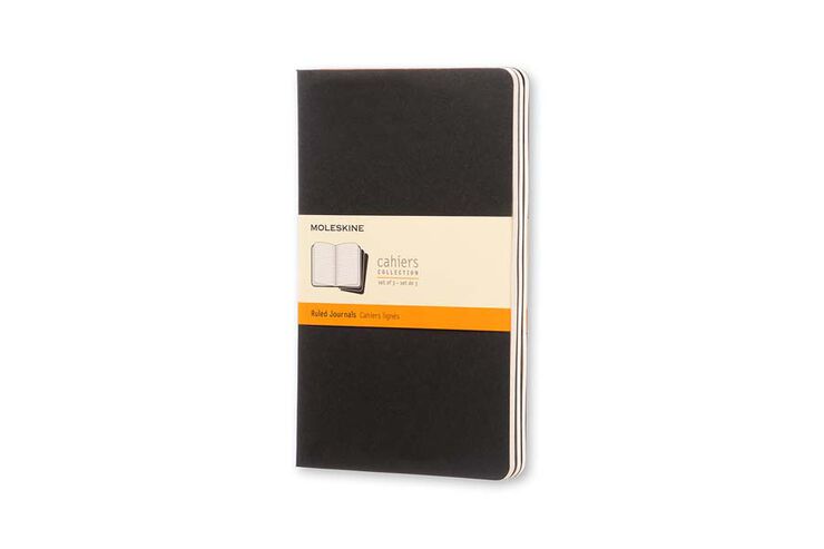 Pack 3 Libretas Moleskine P Negro Raya