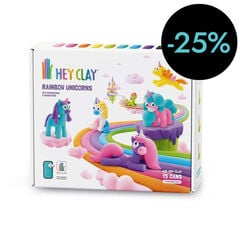 Plastilina Heyclay Unicornios Rainbow set 15 botes