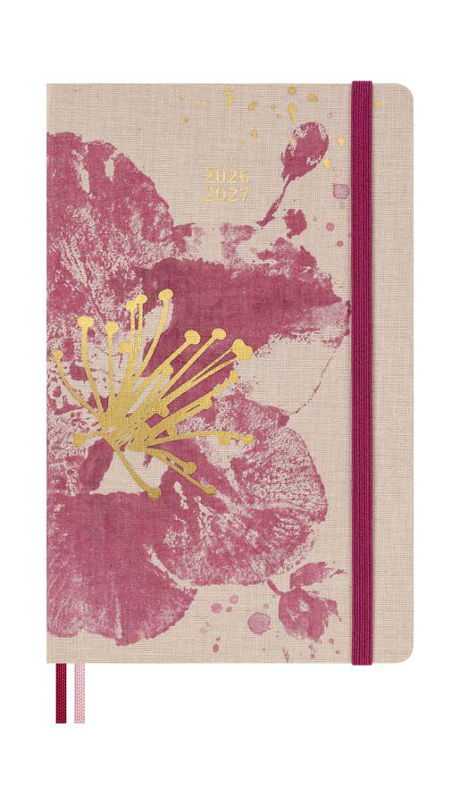 Agenda Moleskine 18 mesos dia/p&agrave;g L tapa dura Sakura
