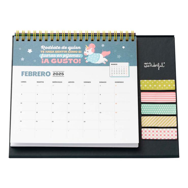 Calendario mesa Mr.Wonderful 2025 castellano Un Año Insuperable