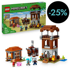 LEGO® Minecraft El Puesto de Avanzada de los Saqueadores y el Devastador 21278