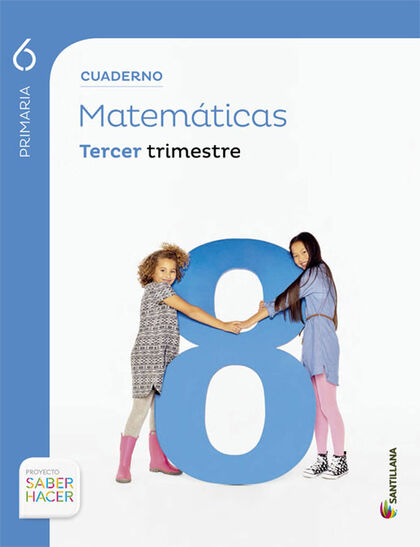 Matemáticas-cuaderno 3/15 PRIMÀRIA 6 Santillana Text 9788468014821