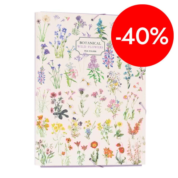 Carpeta Solapes Kokonote Botanical Wild Flowers