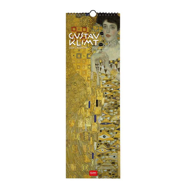 Calendario pared Legami 16X49 2024 Gustav Klimt