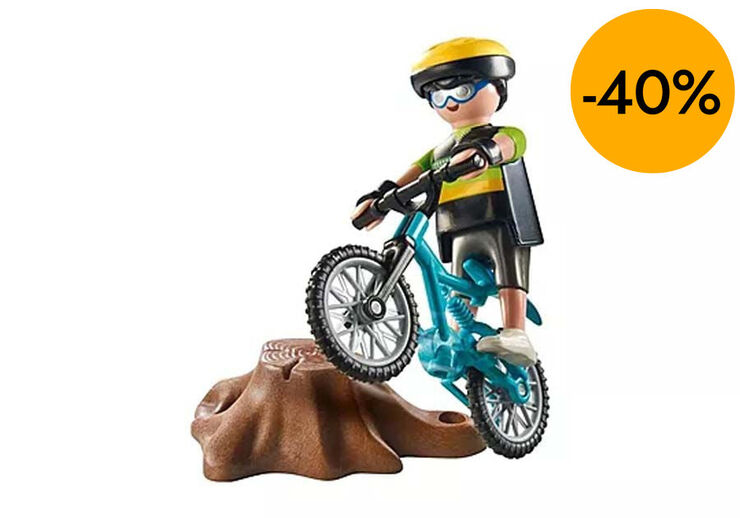 Playmobil Ciclista de Monta&ntilde;a 71756