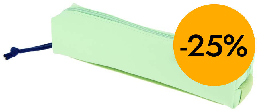 Estuche mini Oxford Live & Go verde menta