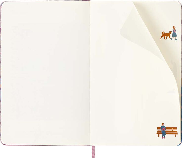 Libreta Moleskine Salkura L Blanco Liso