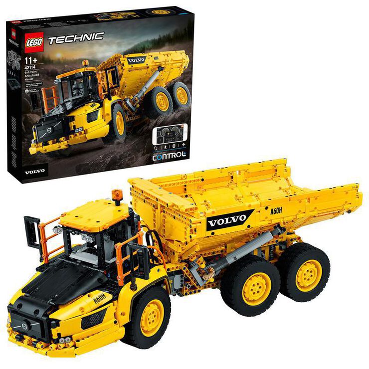 LEGO® Technic Dúmper articulat Volvo 6X6 42114
