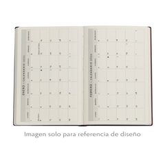 Agenda 18 mesos Paperblanks Flexi Midi apaïsada setm/vista 2025-26 Lujo Azul