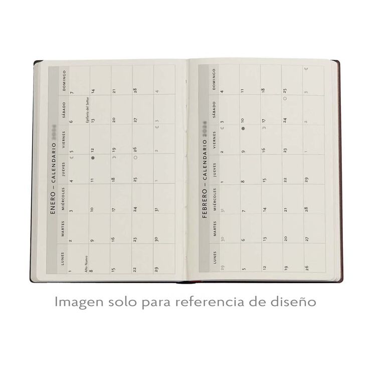 Agenda 18 mesos Paperblanks Flexi Midi apaïsada setm/vista 2025-26 Lujo Azul