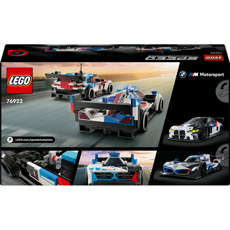 LEGO® Speed Champions Coches de Carreras BMW M4 GT3 y BMW M Hybrid V8 76922