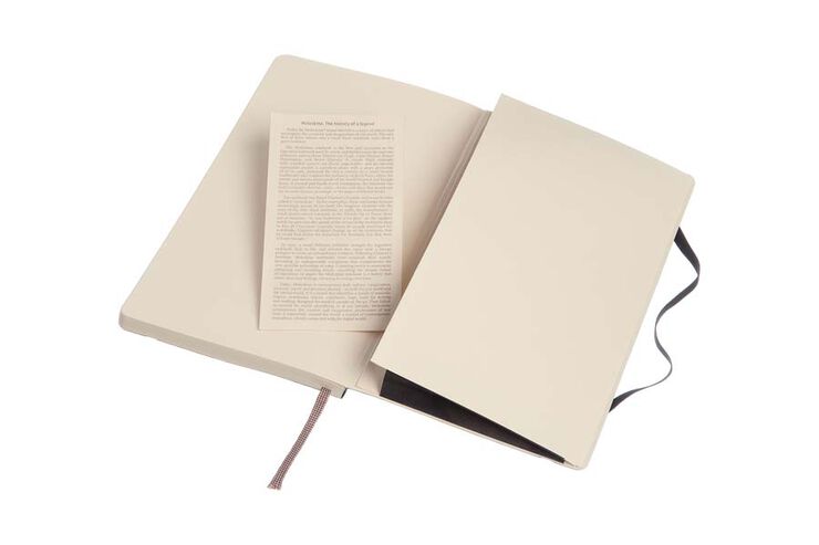 Libreta Moleskine Soft L Negro Puntos