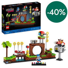 LEGO® Sonic the Hedgehog Green Hill Zone set amb Dr. Eggman 21331