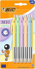 Bol&iacute;graf Bic M10 Pastel 10 colors
