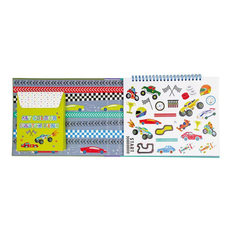 Color Switch Magic Floss&Rock Cars