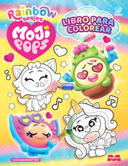 Libro para colorear Moji Pops - Serie Pearl - Espa&ntilde;a