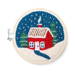 Set de Brodat Casa nadalenca Kikkerland