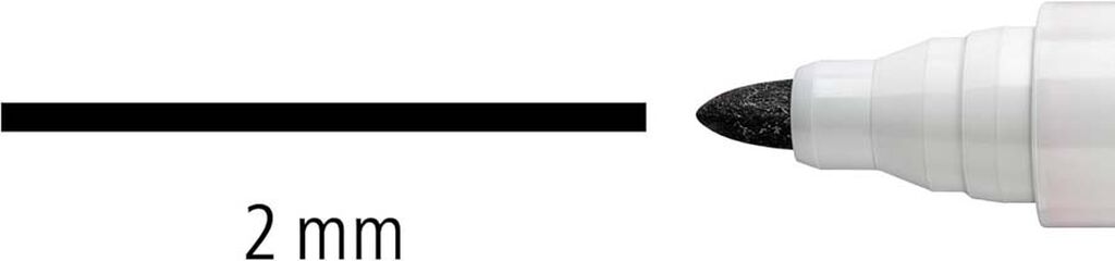 Retolador Pissarra blanca Staedtler Lumocolor 351 negre