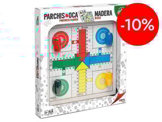 Tablero parch&iacute;s y juego de la Oca de madera