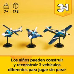 LEGO® LEGO Creator Aeronave: Avión de Carreras 31160