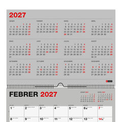 Calendario Miquelrius Pared A4 Catal&aacute;n Chromatic 2027 Multicolor