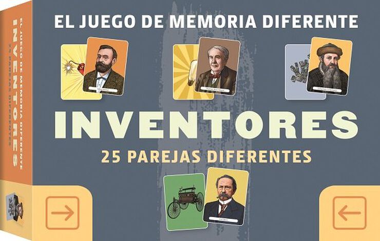 El juego de memoria diferente. Inventores