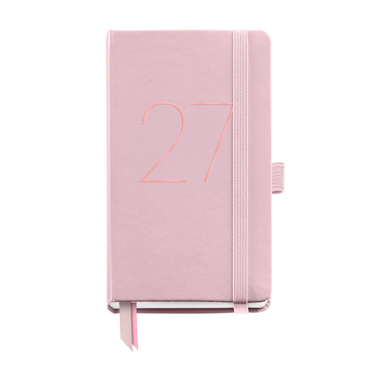 Agenda Miquelrius Passport Dia P&agrave;gina Multiling&uuml;e 2027 Chester Rosa