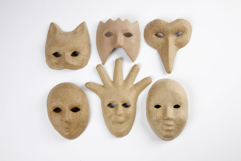 M&aacute;scara&nbsp;Creative&nbsp;Papel&nbsp;maix&eacute;&nbsp;6U