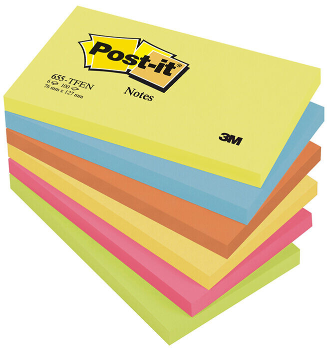 Bloc Post-It 76X127 Energia 6u