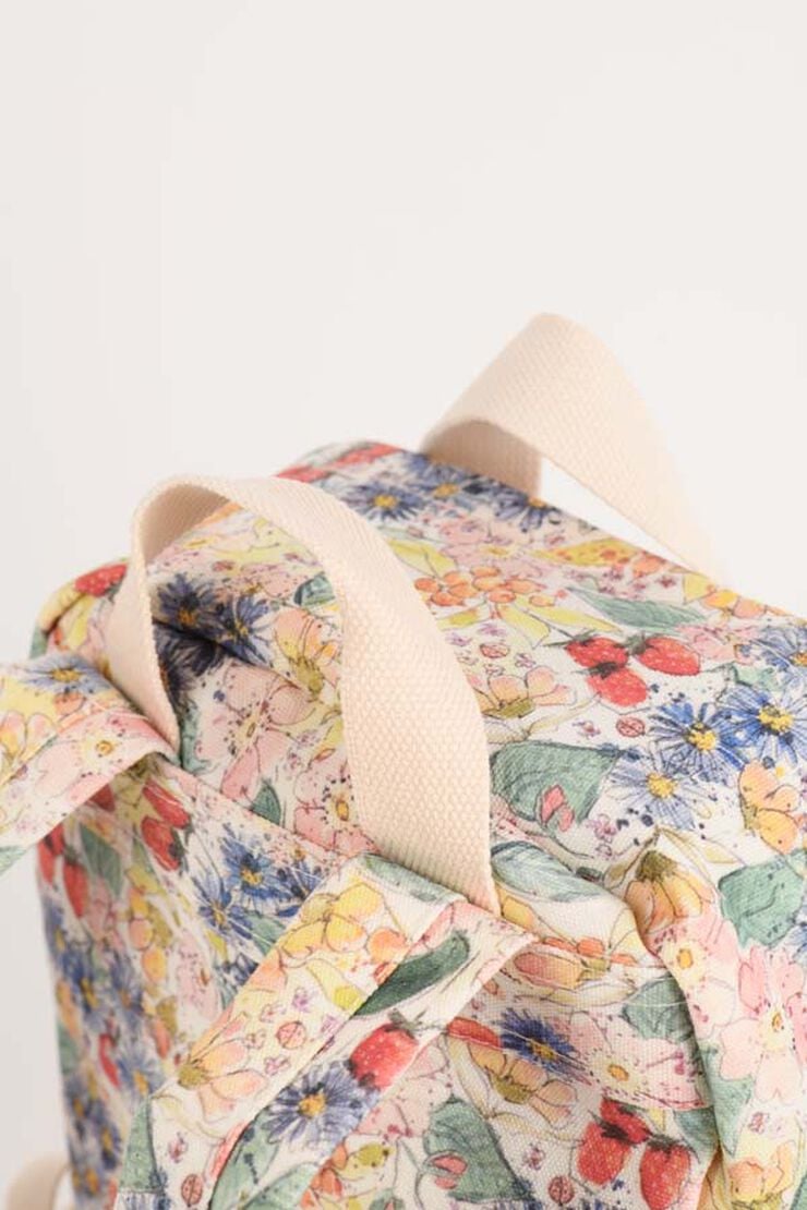 Motxilla Petite Mafalda Flors gran 27x38cm