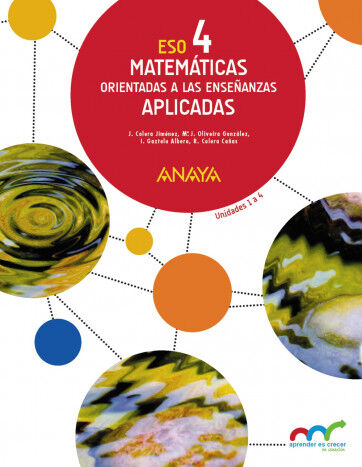 Matem&aacute;ticas Aplicadas 4&ordm; ESO