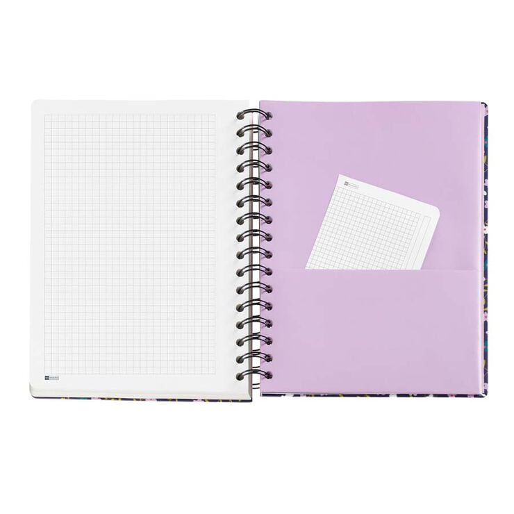 Agenda Miquel Rius 18 Meses Wire-O Plus sem/vista multiling&uuml;e 2026-2027 Lilac