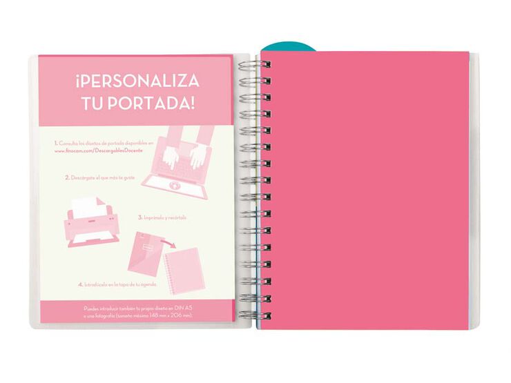 Agenda Finocam docente Magistral personalizable 1/4 sem/vista cas 2025-26 Mandala