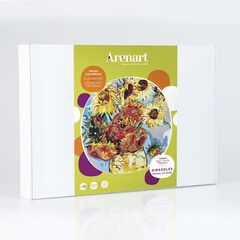 Pintar con Arenas Arenart Girasoles