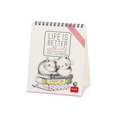 Calendari taula Legami 12X14 2024 Sketchy Cats