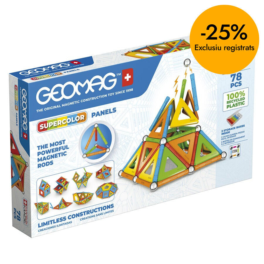 Construcci&oacute;n magn&eacute;tica 78 piezas