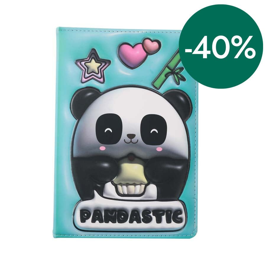 Libreta 3D iTotal Pandastic