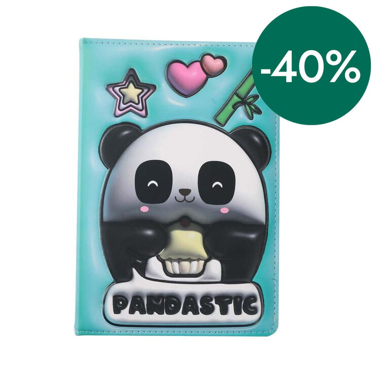 Libreta 3D iTotal Pandastic