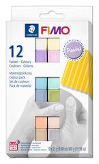 Pasta moldear Fimo Soft pastel 12 colores