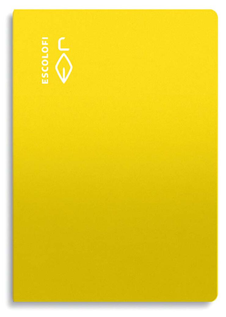Libreta grapada Escolofi A5 32 hojas Montessori pauta 3,5mm margen amarillo