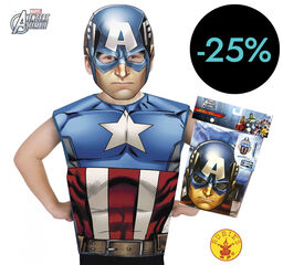 Samarreta + màscara Marvel Capità America