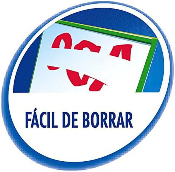 Rotuladores pizarra Velleda medium azul 12u