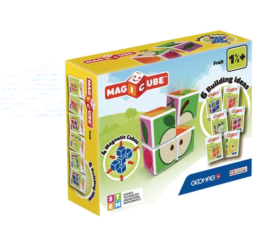 Cubos magn&eacute;ticos Geomag Magicube Fruto