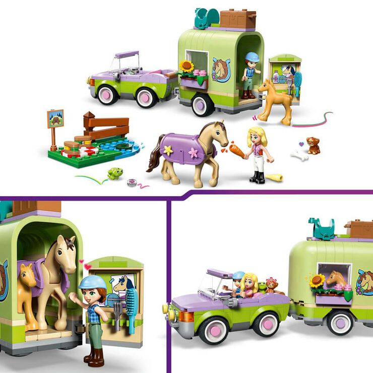 LEGO® LEGO Friends Remolc per a Cavall i Poltre 42695