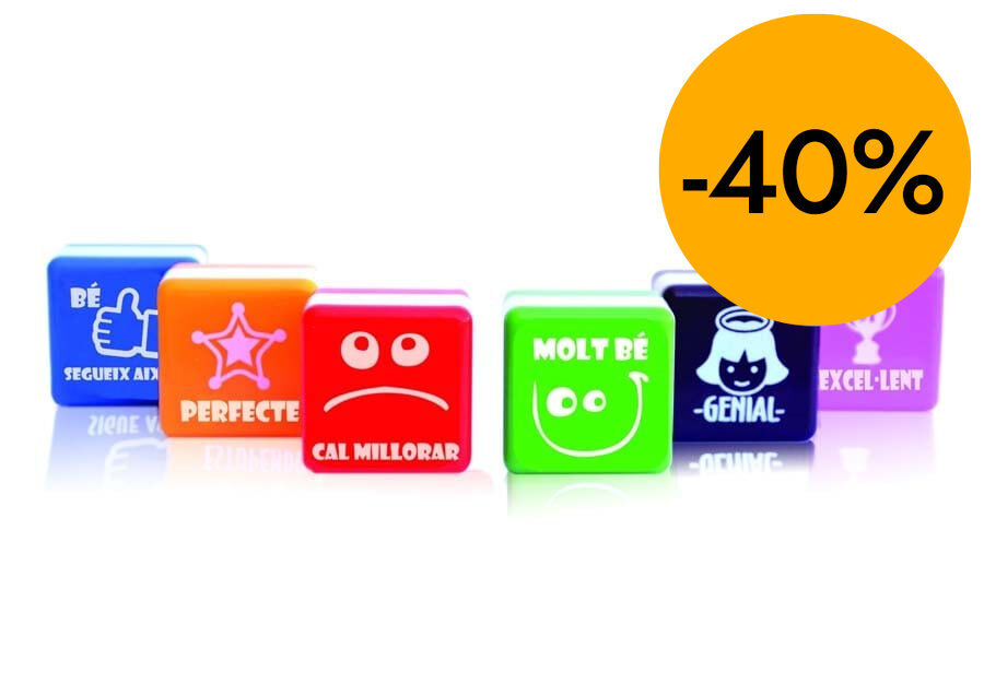 Sellos Profesor catal&aacute;n siete 6 modelos surtidos