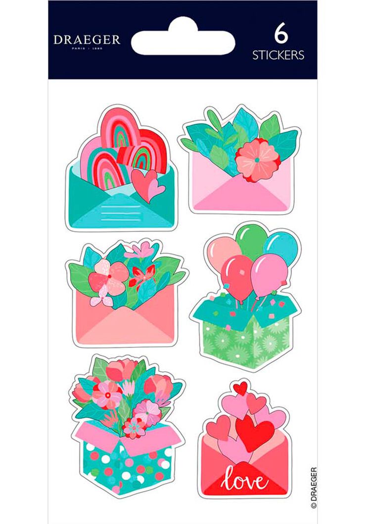 Stickers Draeger 3D Sorpresas 6u