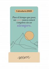 Calendari sobretaula Targetes castellà 2025 Defreds